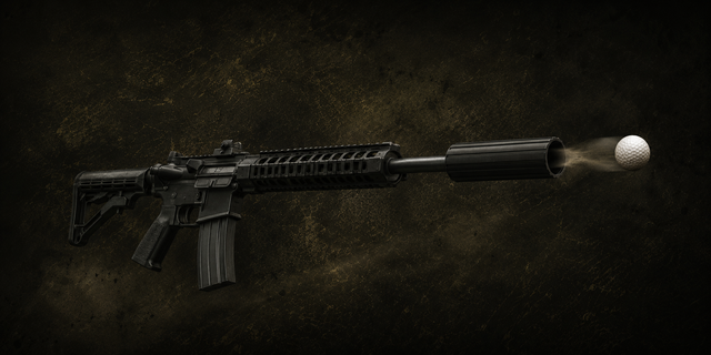 AR15 GOLF BALL LAUNCHER ATTACHMENT